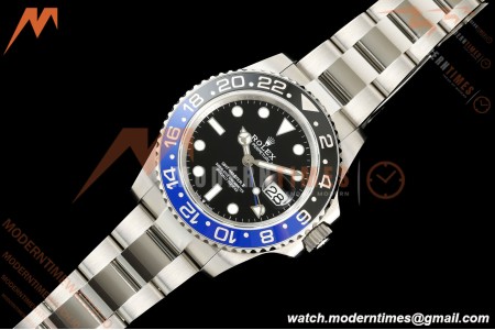Rolex - GMT II 126710BLNR Batman 40mm 904L Oys SS/SS Black QF V2 SH3285 CHS
