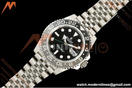 Rolex - GMT II 126710GRNR Bruce Wayne 40mm 904L Jubilee SS/SS Black QF V2 SH3285 CHS