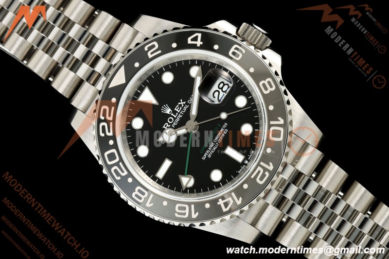 Rolex - GMT II 126710GRNR Bruce Wayne 40mm 904L Jubilee SS/SS Black QF V2 SH3285 CHS | 롤렉스 - GMT II 126710GRNR 브루스 웨인 40mm 904L 주빌리 SS/SS 블랙 QF V2 SH3285 CHS