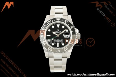 Rolex - GMT II 126710GRNR Bruce Wayne 40mm 904L Oyster SS/SS Black QF V2 SH3285 CHS
