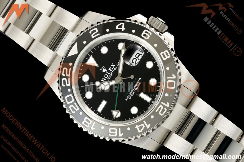 Rolex - GMT II 126710GRNR Bruce Wayne 40mm 904L Oyster SS/SS Black QF V2 SH3285 CHS | 롤렉스 - GMT II 126710GRNR 브루스 웨인 40mm 904L 오이스터 SS/SS 블랙 QF V2 SH3285 CHS