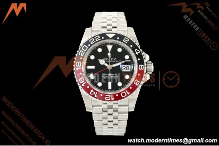 Rolex - GMT II 126710 Coke Jub 40mm 904L SS/SS Black SCF SH3285 CHS