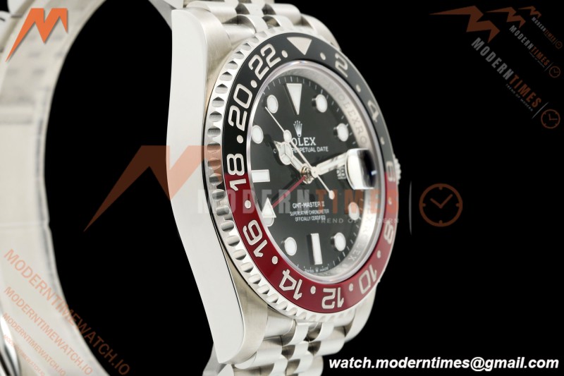 Rolex - GMT II 126710 Coke Jub 40mm 904L SS/SS Black SCF SH3285 CHS