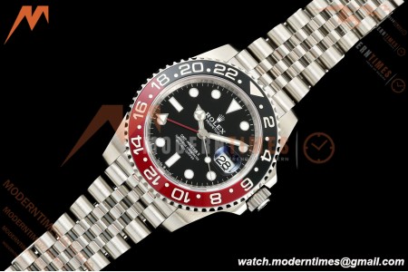 Rolex - GMT II 126710 Coke Jub 40mm 904L SS/SS Black SCF SH3285 CHS