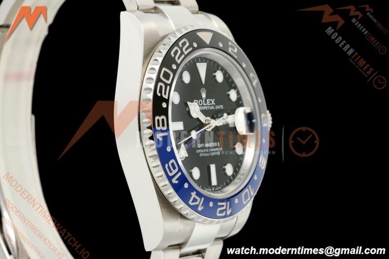 Rolex - GMT II 126710BLNR Batman 40mm 904L Oys SS/SS Black SCF SH3285 CHS