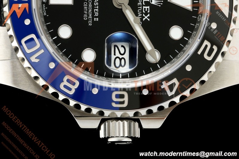 Rolex - GMT II 126710BLNR Batman 40mm 904L Oys SS/SS Black SCF SH3285 CHS