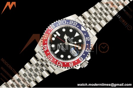 Rolex - GMT II 126710BLRO Pepsi 40mm 904L Jub SS/SS Black SCF SH3285 CHS