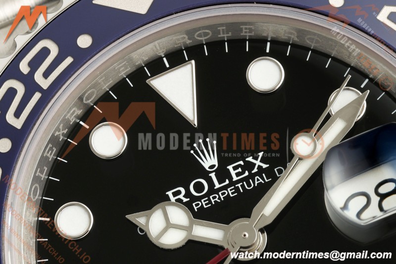 Rolex - GMT II 126710BLRO Pepsi 40mm 904L Jub SS/SS Black SCF SH3285 CHS
