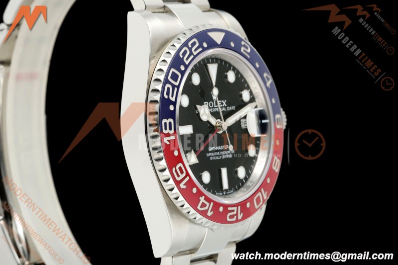 Rolex - GMT II 126710BLRO Pepsi 40mm 904L Oys SS/SS Black SCF SH3285 CHS