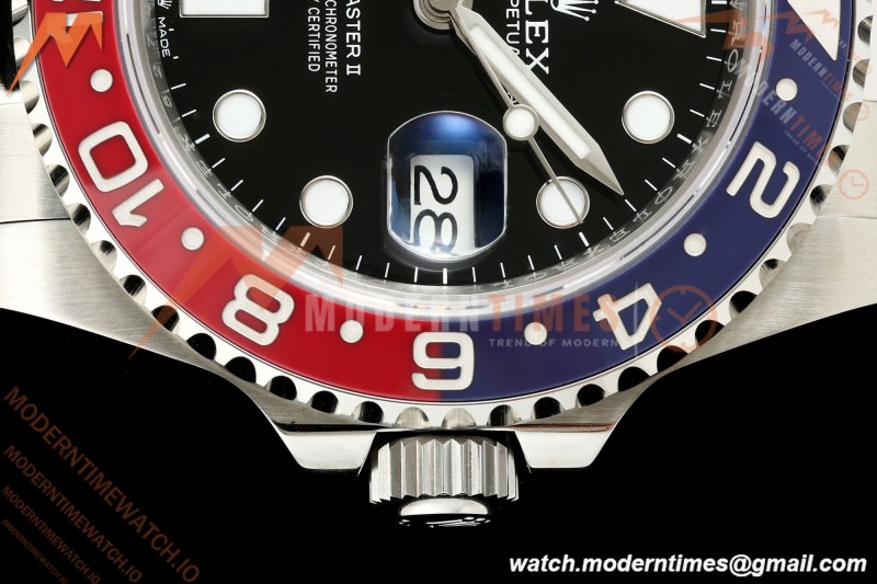 Rolex - GMT II 126710BLRO Pepsi 40mm 904L Oys SS/SS Black SCF SH3285 CHS