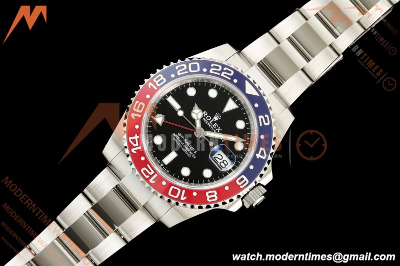 Rolex - GMT II 126710BLRO Pepsi 40mm 904L Oys SS/SS Black SCF SH3285 CHS