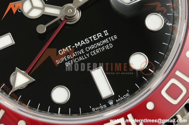Rolex - GMT II 126710BLRO Pepsi 40mm 904L Oys SS/SS Black SCF SH3285 CHS