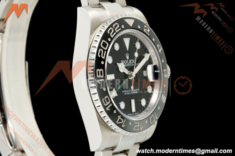 Rolex - GMT II 126710GRNR Bruce Wayne 40mm 904L Oyster SS/SS Black SCF SH3285 CHS