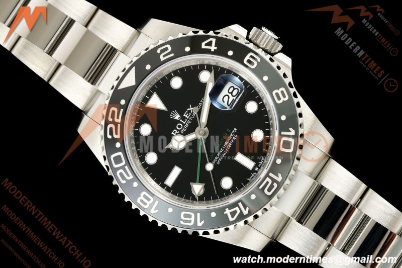 Rolex - GMT II 126710GRNR Bruce Wayne 40mm 904L Oyster SS/SS Black SCF SH3285 CHS