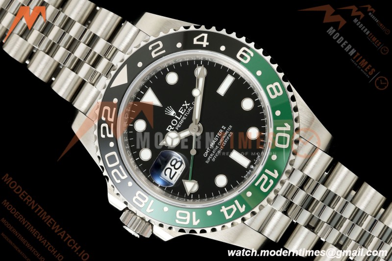 Rolex - GMT II 126720VTNR 40mm 904L Jub SS/SS LHD Black Dial SCF SH3285 CHS