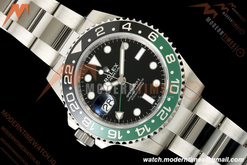 Rolex - GMT II 126720VTNR 40mm 904L Oys SS/SS LHD Black Dial SCF SH3285 CHS