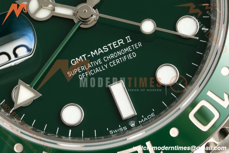 Rolex - GMT II 126729VTNR 40mm Oys SS/SS LHD Green Dial SCF V2 SH3285 CHS