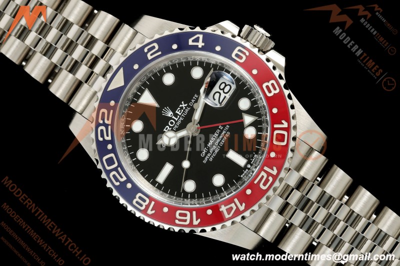 Rolex - GMT II 126710BLRO Pepsi 40mm 904L Jub SS/SS Black ARF V3 DD3285 CHS