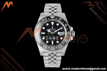 Rolex - GMT II 126710GRNR Bruce Wayne 40mm 904L Jubilee SS/SS Black Clean Plus DD3285 CHS