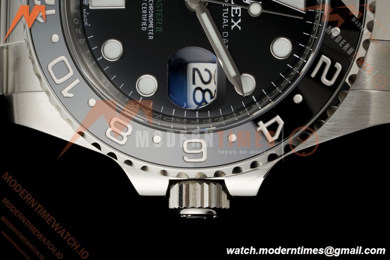 Rolex - GMT II 126710GRNR Bruce Wayne 40mm 904L Oyster SS/SS Black Clean Plus DD3285 CHS