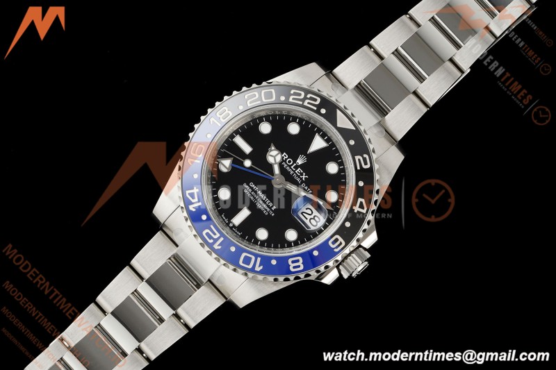 Rolex - GMT II 126710BLNR Batman 40mm 904L Oys SS/SS Black Clean Plus SH3285 CHS