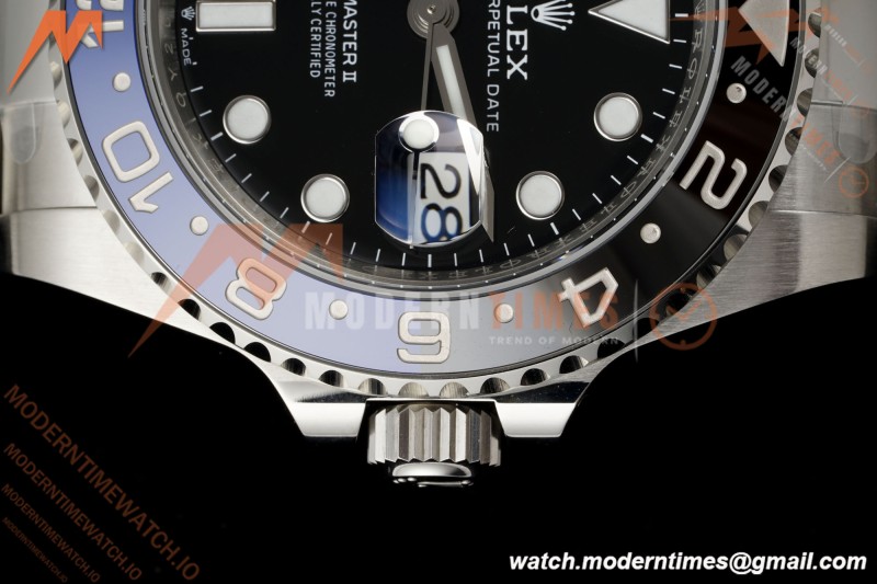 Rolex - GMT II 126710BLNR Batman 40mm 904L Oys SS/SS Black Clean Plus SH3285 CHS