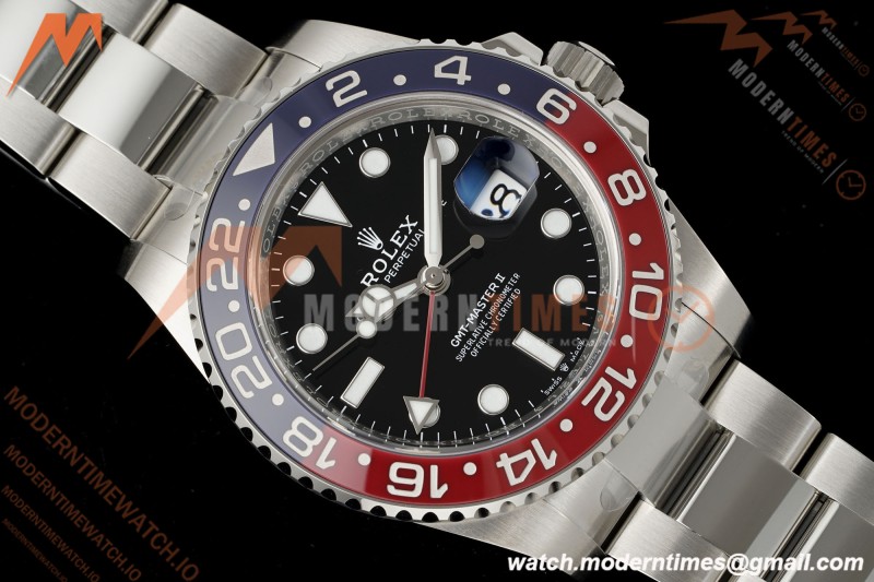Rolex - GMT II 126710BLRO Pepsi 40mm 904L Oys SS/SS Black Clean Plus DD3285 CHS