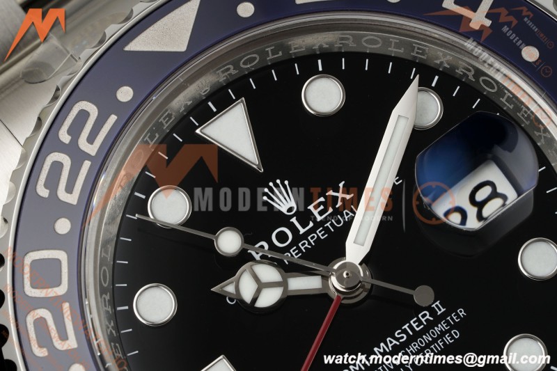 Rolex - GMT II 126710BLRO Pepsi 40mm 904L Oys SS/SS Black Clean Plus DD3285 CHS