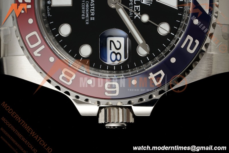 Rolex - GMT II 126710BLRO Pepsi 40mm 904L Oys SS/SS Black Clean Plus DD3285 CHS