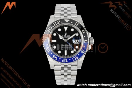 Rolex - GMT II 126710BLNR Batgirl 40mm 904L Jub SS/SS Black Clean Plus SH3285 CHS