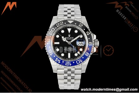 Rolex - GMT II 126710BLNR Batgirl 40mm 904L Jub SS/SS Black Clean Plus SH3285 CHS