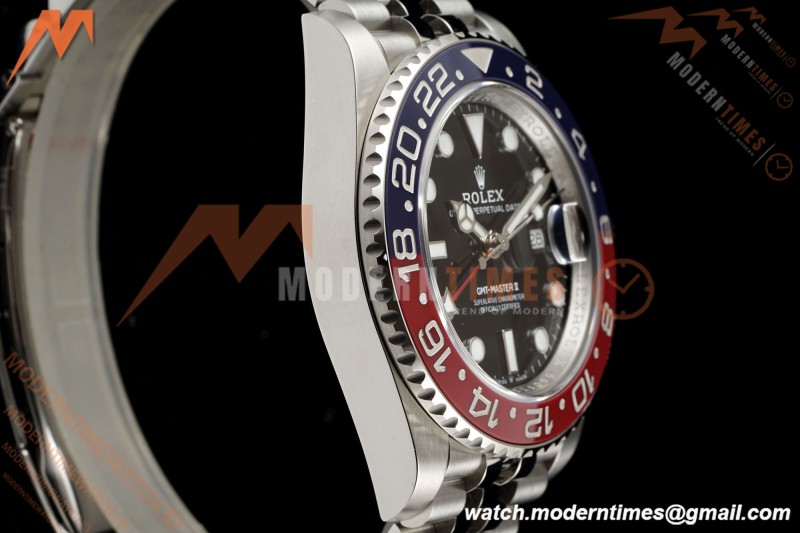 Rolex - GMT II 126710BLRO Pepsi 40mm 904L Jub SS/SS Black Clean Plus DD3285 CHS