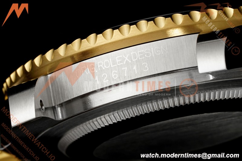Rolex - GMT II 126713GRNR Bumblebee Gain Weight Jub 40mm 904L YG/SS Black VSF DD3285 CHS | 롤렉스 - GMT II 126713GRNR 범블비 무게 조정 주빌리 40mm 904L 옐로우골드/스테인리스 블랙 다이얼 VSF DD3285 CHS