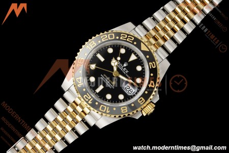 Rolex - GMT II 126713GRNR Bumblebee Gain Weight Jub 40mm 904L YG/SS Black VSF DD3285 CHS