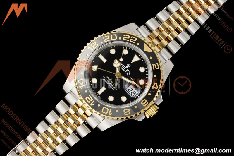 Rolex - GMT II 126713GRNR Bumblebee Gain Weight Jub 40mm 904L YG/SS Black VSF DD3285 CHS | 롤렉스 - GMT II 126713GRNR 범블비 무게 조정 주빌리 40mm 904L 옐로우골드/스테인리스 블랙 다이얼 VSF DD3285 CHS