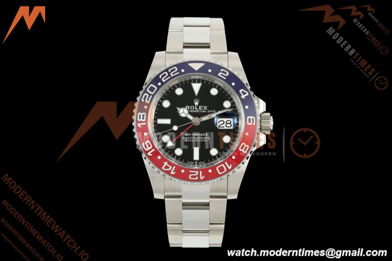 Rolex - GMT II 126710BLRO Pepsi 40mm 904L Oys SS/SS Black VF DD3285 CHS