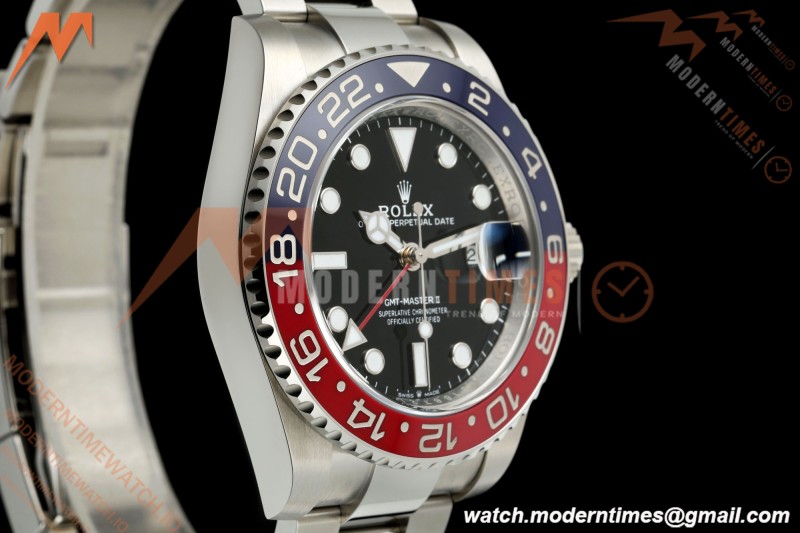 Rolex - GMT II 126710BLRO Pepsi 40mm 904L Oys SS/SS Black VF DD3285 CHS