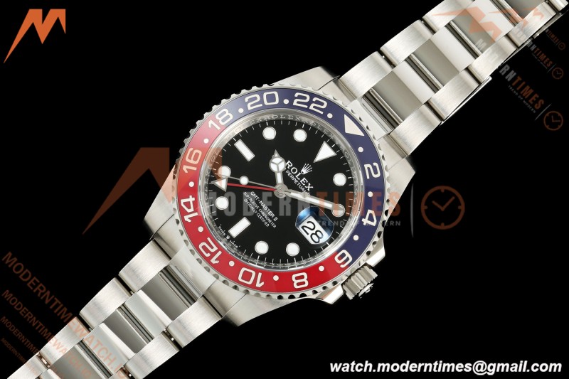 Rolex - GMT II 126710BLRO Pepsi 40mm 904L Oys SS/SS Black VF DD3285 CHS