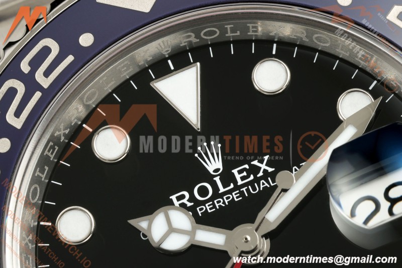 Rolex - GMT II 126710BLRO Pepsi 40mm 904L Oys SS/SS Black VF DD3285 CHS