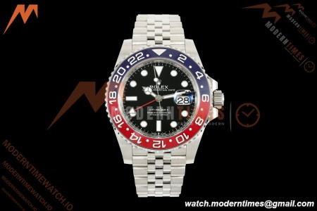 Rolex - GMT II 126710BLRO Pepsi 40mm 904L Jub SS/SS Black VF DD3285 CHS