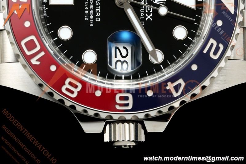 Rolex - GMT II 126710BLRO Pepsi 40mm 904L Jub SS/SS Black VF DD3285 CHS