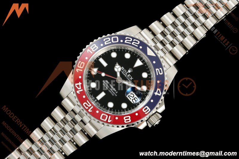 Rolex - GMT II 126710BLRO Pepsi 40mm 904L Jub SS/SS Black VF DD3285 CHS