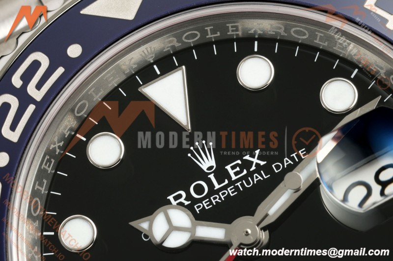 Rolex - GMT II 126710BLRO Pepsi 40mm 904L Jub SS/SS Black VF DD3285 CHS