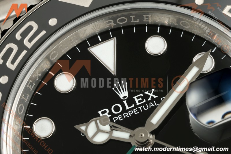 Rolex - GMT II 126710GRNR Bruce Wayne 40mm 904L Jubilee SS/SS Black VF DD3285 CHS