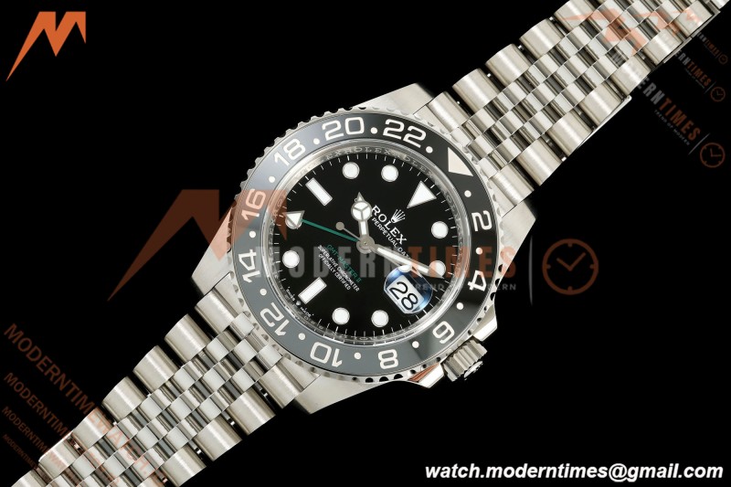 Rolex - GMT II 126710GRNR Bruce Wayne 40mm 904L Jubilee SS/SS Black VF DD3285 CHS