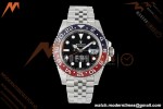 Rolex - GMT II 126710BLRO Pepsi 40mm 904L Jub SS/SS Black Dial RWF JH3285 Free Sprung