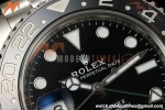 Rolex - GMT II 126720VTNR LHD 40mm 904L Jub SS/SS Black Dial RWF JH3285 Free Sprung