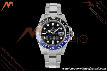 Rolex - GMT II 126710BLNR Batman 40mm 904L Oys SS/SS Black Dial RWF JH3285 Free Sprung