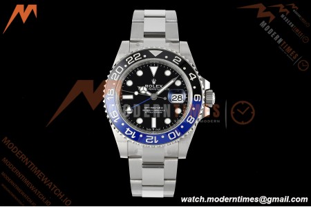 Rolex - GMT II 126710BLNR Batman 40mm 904L Oys SS/SS Black Dial RWF JH3285 Free Sprung