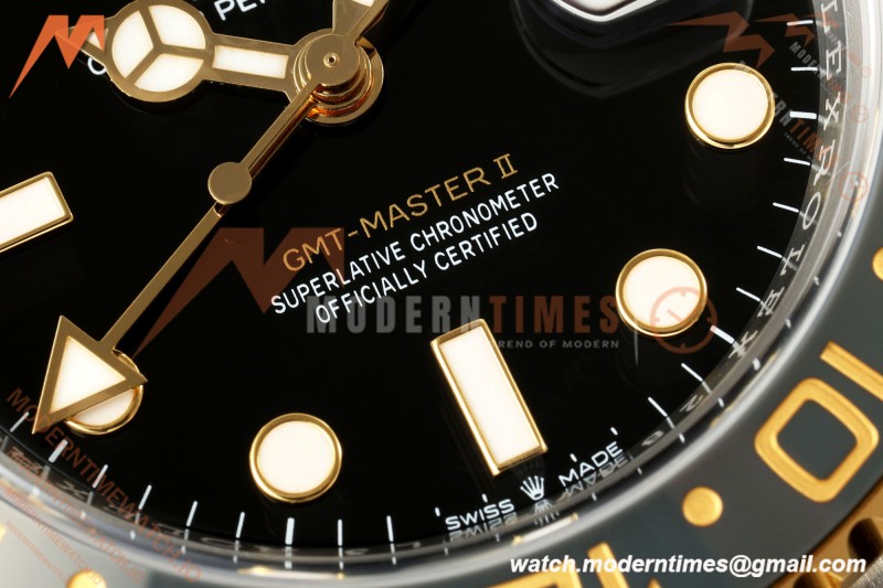 Rolex - GMT II 126713GRNR Bumblebee Jub 40mm 904L YG/SS Black SEEK DD3285 CHS